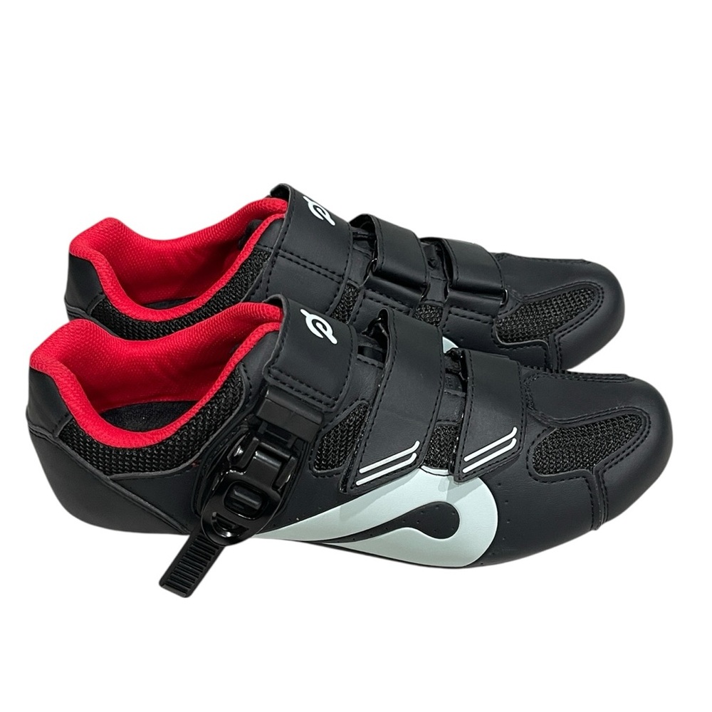 NWOB Peloton Women’s Indoor Cycling Shoes SZ 9 40 Black Red AS SHOWN